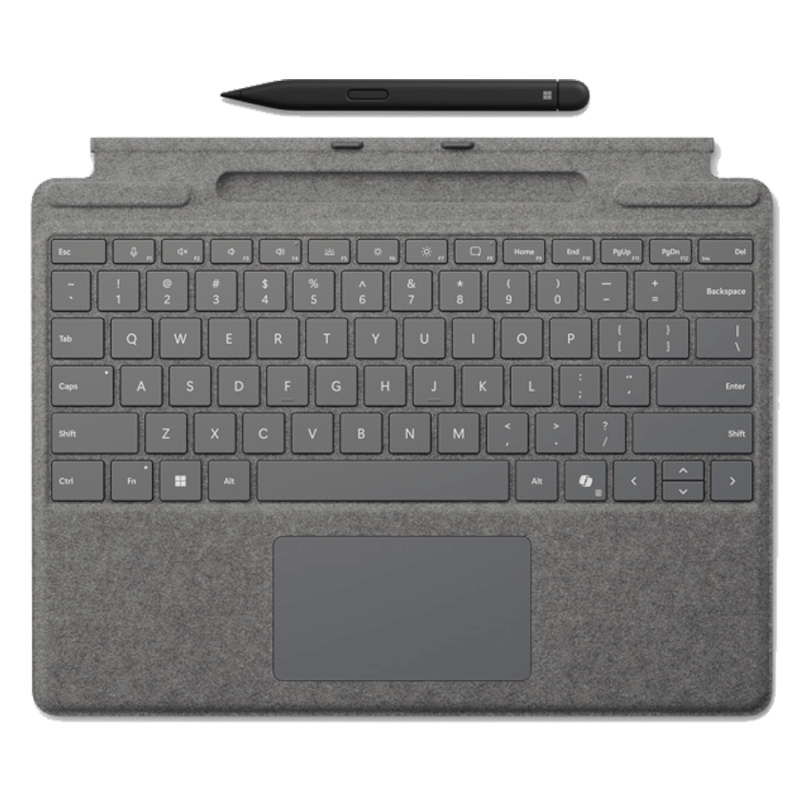 Mới - Bàn phím Surface Pro 10/ Pro 11 Signature Copilot (đi kèm bút) 7 Ban phim Surface Pro mau xam kem but Mới - Bàn phím Surface Pro 10/ Pro 11 Signature Copilot (đi kèm bút)
