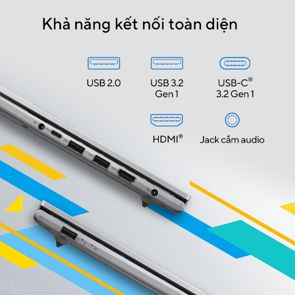 Laptop Asus Vivobook 15 X1504VA-NJ069W (Core™ i3-1315U | 8GB | 512GB | Intel UHD Graphics | 15.6inch FHD | Win 11 | Bạc)