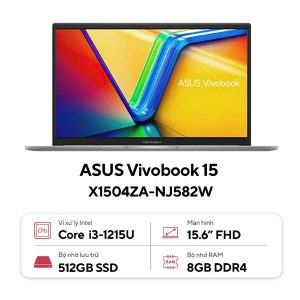 52792 laptop asus vivobook x1504za nj582w 7 Laptop Asus Vivobook 15 X1504ZA-NJ582W (i3 1215U/ 8GB/ 512GB SSD/ 15.6 inch FHD/ Win11/ Silver)