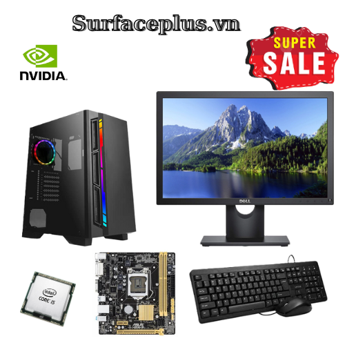 Bộ cây máy tính Main H110 Cpu G4400 màn 18.5 - Bộ 5