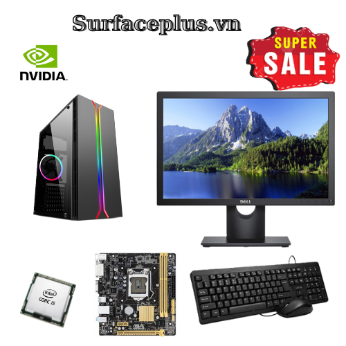 Bộ cây máy tính/Cpu G4400/Vga rời 2g/Màn 18.5 in - Bộ 6