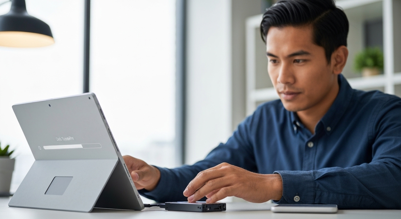 Sao lưu dữ liệu Surface trước khi sửa chữa