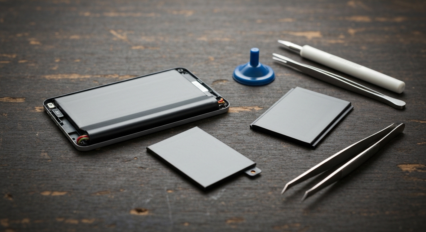 Hình ảnh pin Surface bị phồng