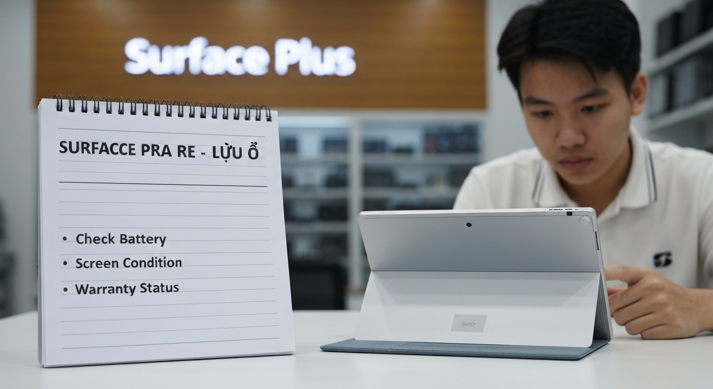 Surface Pro Giá Rẻ Tại Surface Plus : Ưu Đãi Hấp Dẫn Nhất 2024 10 Những lưu ý khi mua Surface Pro cũ giá rẻ