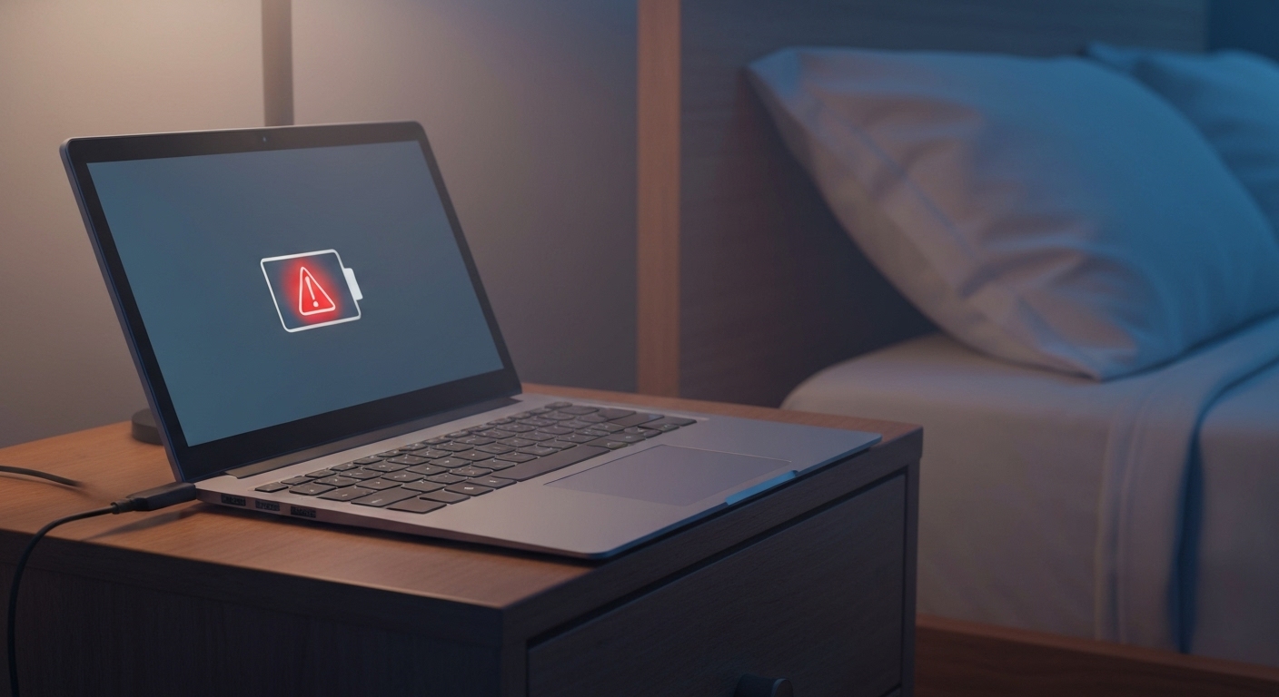 Hình ảnh minh họa việc sạc Surface qua đêm