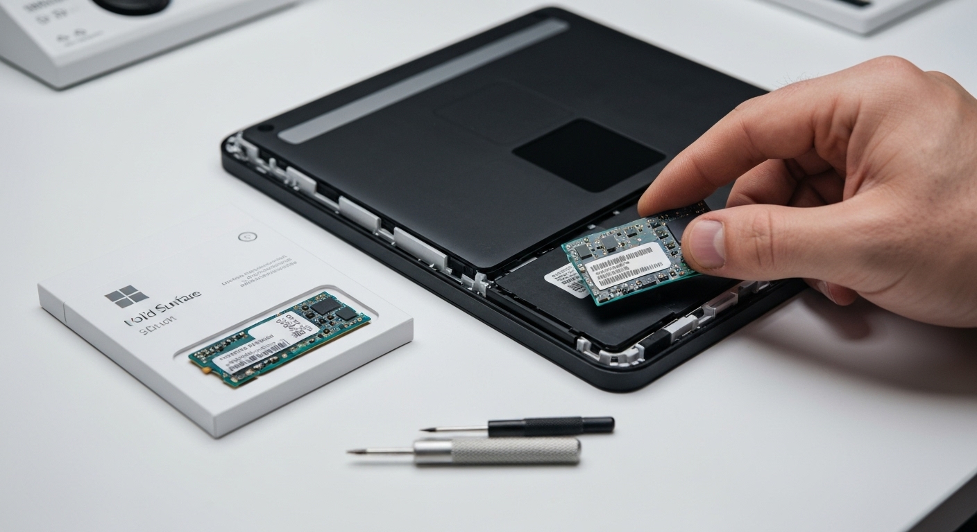 Nâng cấp ổ cứng SSD để tăng tốc Surface.