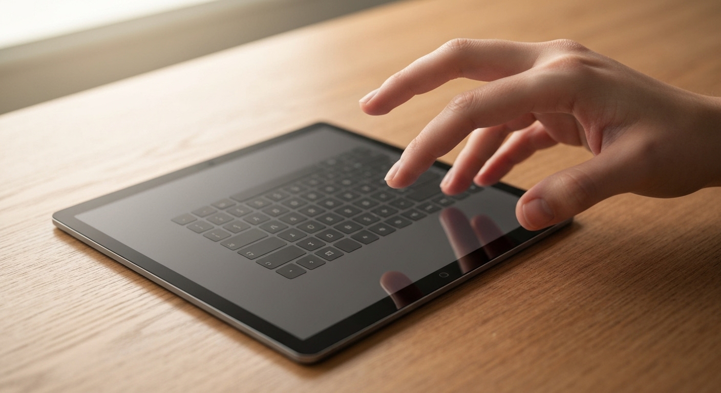 Hình ảnh minh họa một đế tản nhiệt đang được sử dụng với Surface Pro.