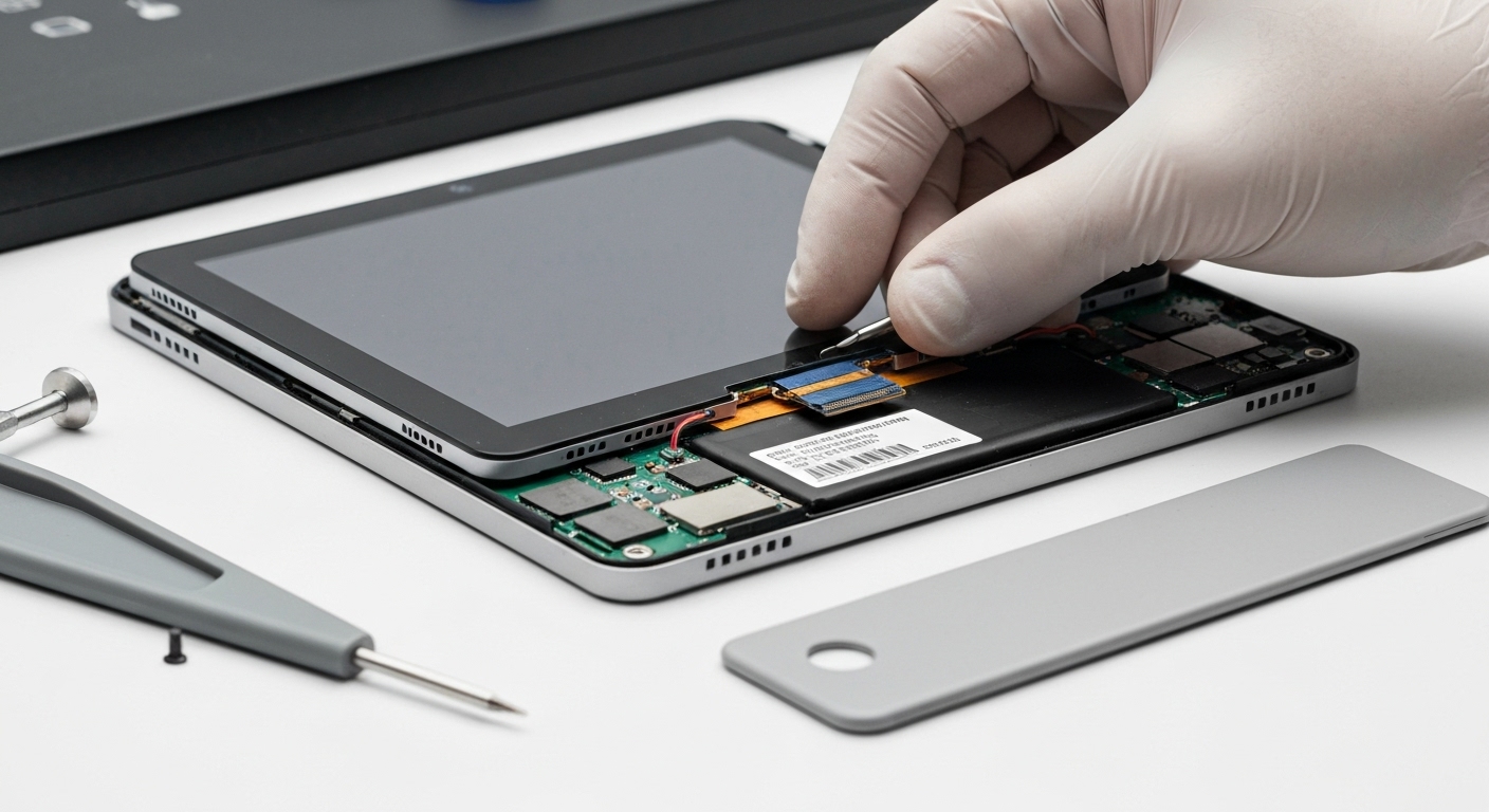 Hình ảnh minh họa cách khắc phục tình trạng Surface bị phồng pin.