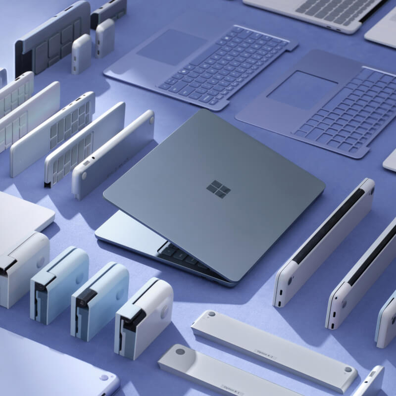 gia surface laptop 13 inch chinh hang Surface Laptop 13 inch Violet Snapdragon X Plus (8 Core) 16GB/512GB - Mới