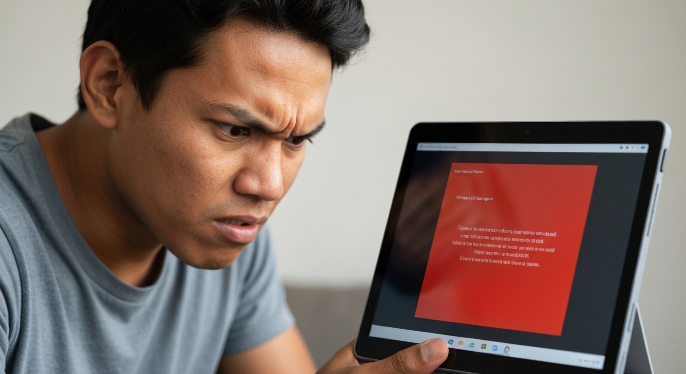 Surface Go lỗi pin: Kiểm tra tình trạng pin và sạc.