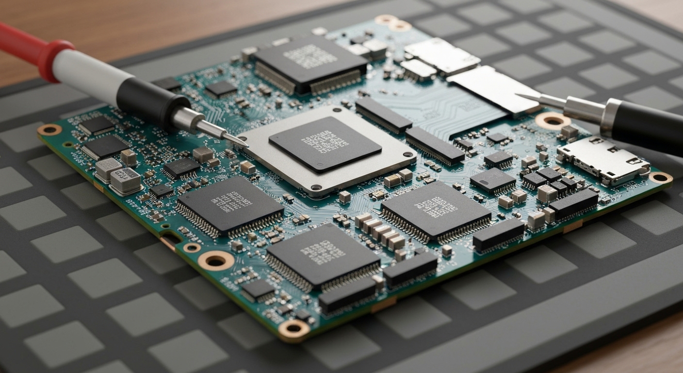 Mainboard của Surface Go, một thành phần quan trọng.