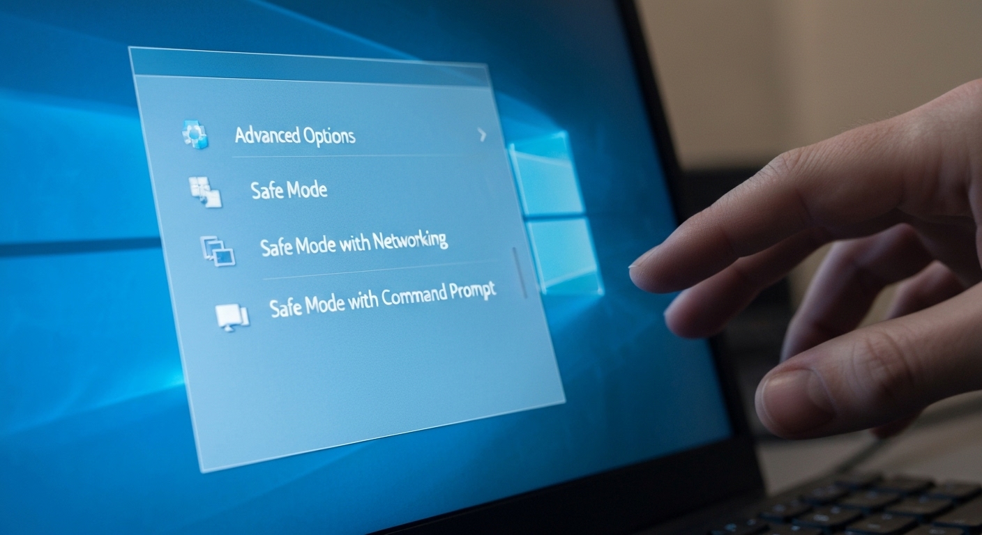Ảnh minh họa khởi động Surface Book vào Safe Mode