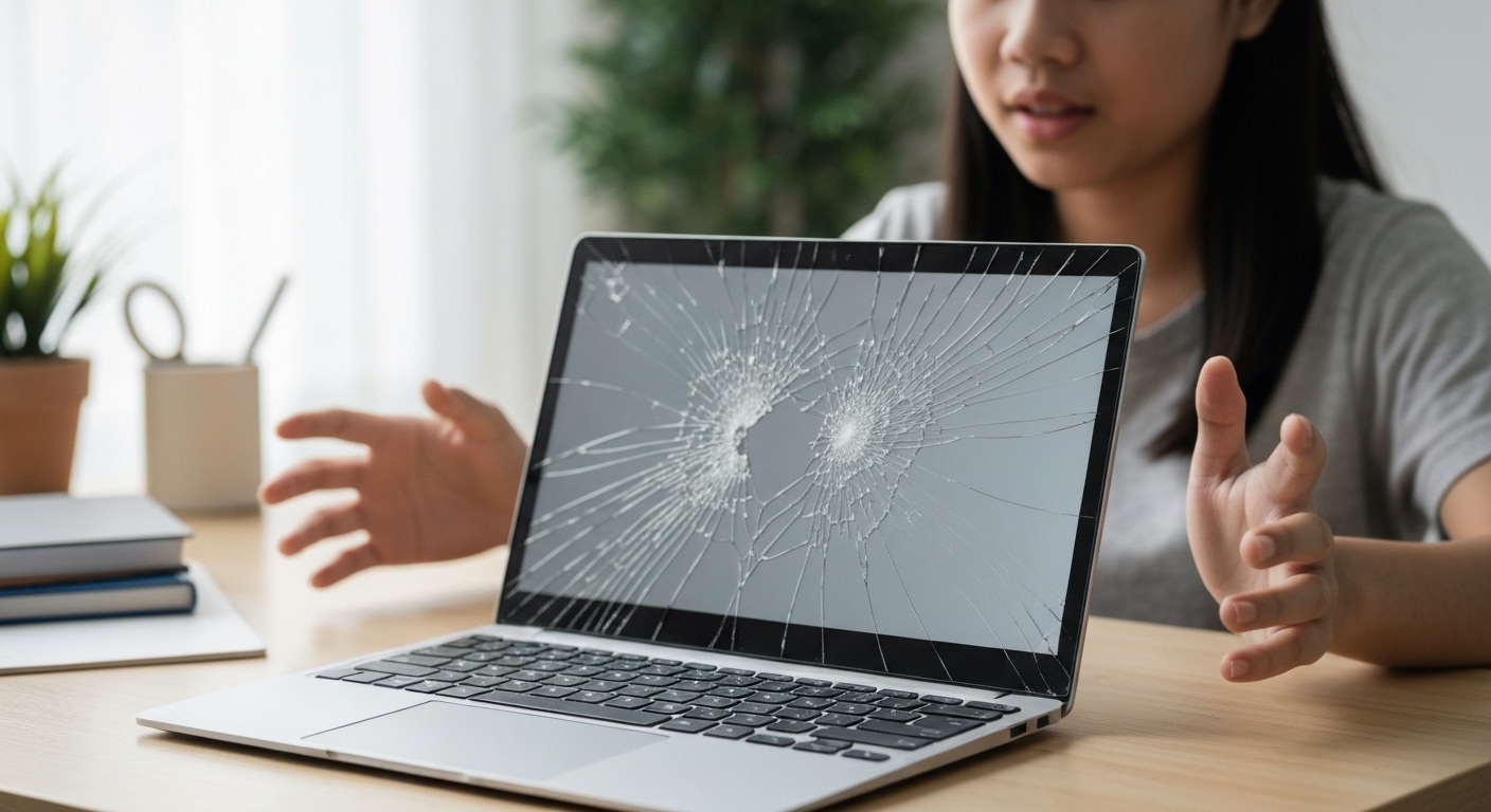 surface laptop bị vỡ màn hình