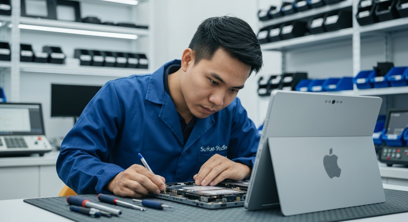 Sửa Chữa Surface Studio : Địa Chỉ Uy Tín tại Hà Nội 8 Kỹ thuật viên sửa chữa Surface Studio chuyên nghiệp.