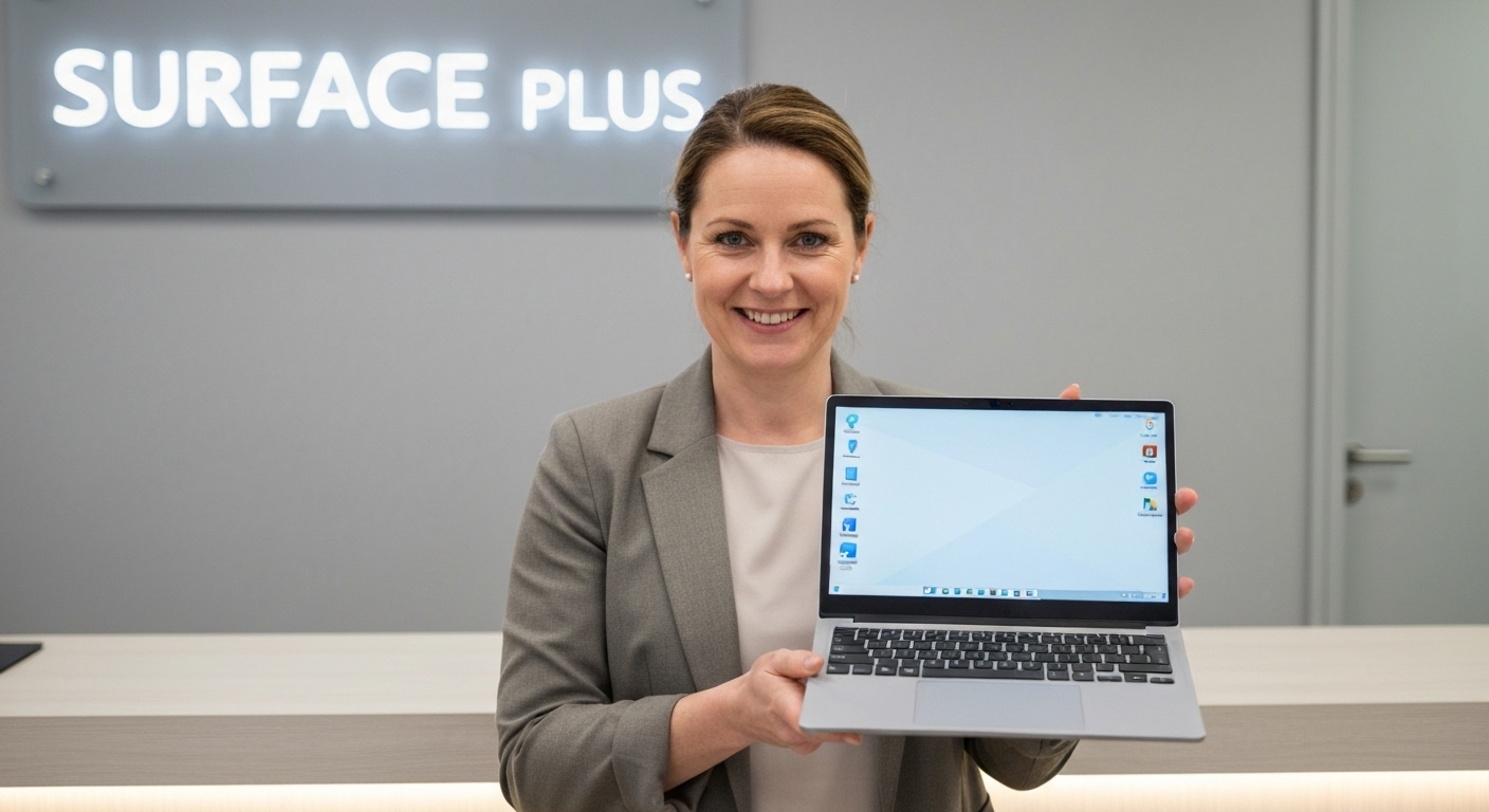 Khách hàng hài lòng sau khi sửa Surface bị móp méo tại Surface Plus