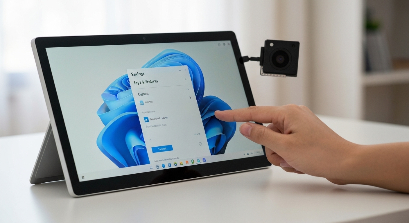 Gỡ bỏ và cài đặt lại ứng dụng camera trên Surface