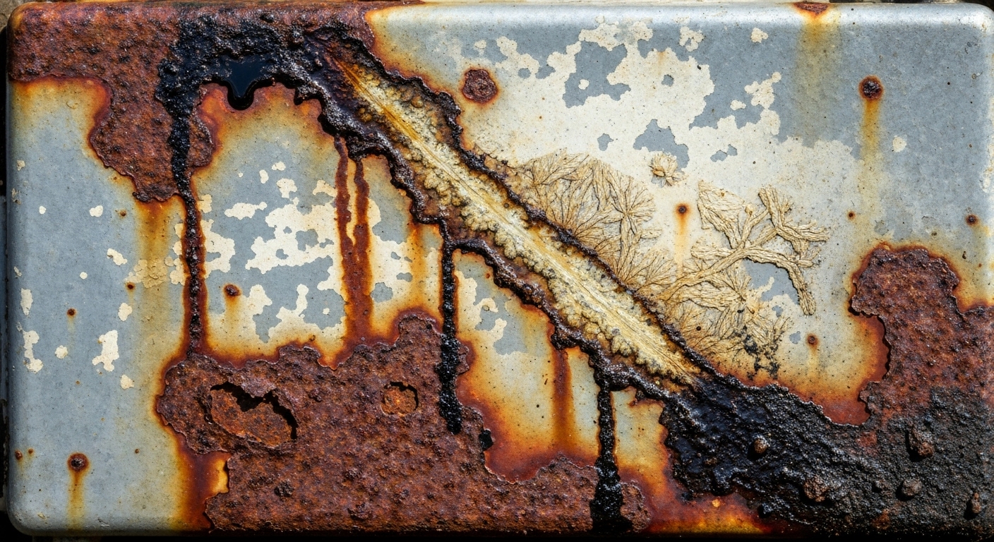 surface bị ăn mòn