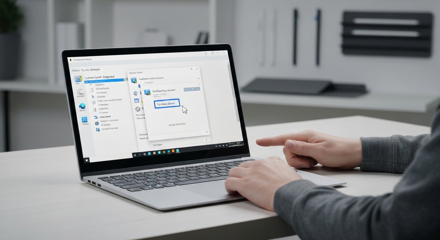 Giải Quyết Dứt Điểm Tình Trạng Surface Bị Lỗi Driver 7 Giao diện Device Manager trên Windows dùng để cập nhật và sửa lỗi driver cho Surface.