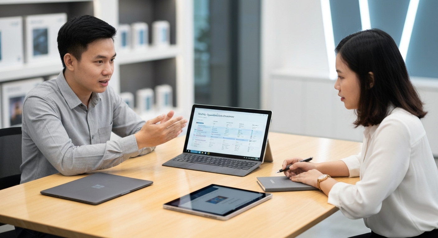 Tư vấn cấu hình Surface phù hợp với nhu cầu