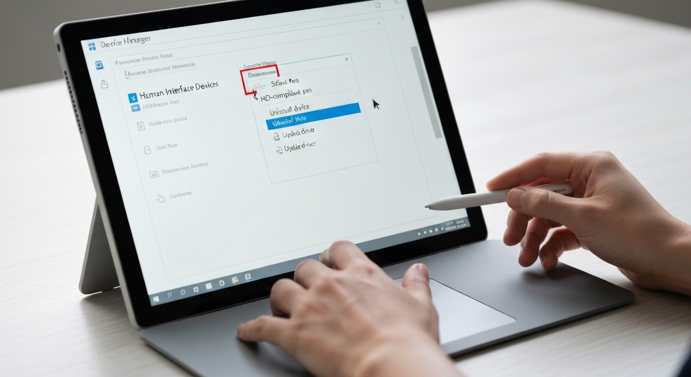 Surface Bị Lỗi Bút Cảm Ứng : Hướng Dẫn Khắc Phục Toàn Diện Từ A - Z 11 Gỡ và cài đặt lại driver bút cảm ứng Surface