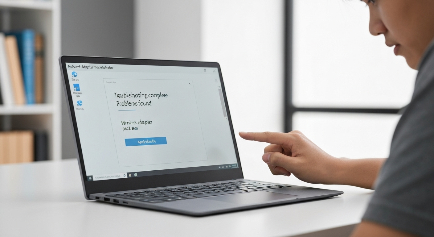 Chạy trình gỡ rối bộ điều hợp mạng trên máy tính Surface
