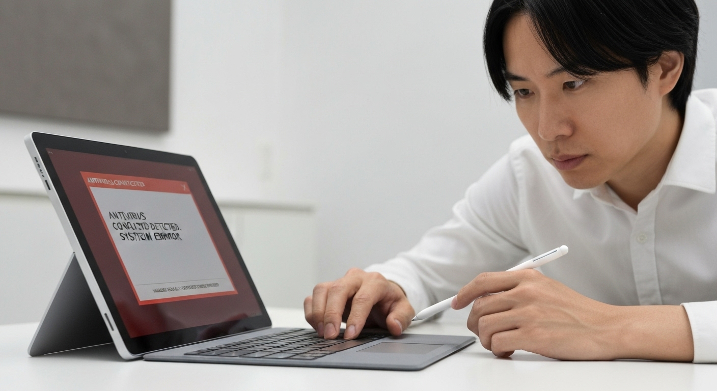 Chuyên gia hỗ trợ Surface khi bị lỗi phần mềm diệt virus nghiêm trọng