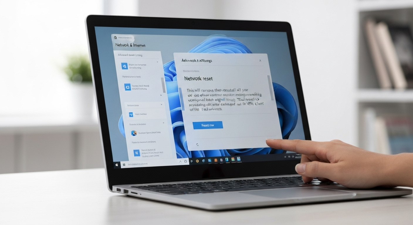 Tùy chọn đặt lại mạng trên Windows của Surface