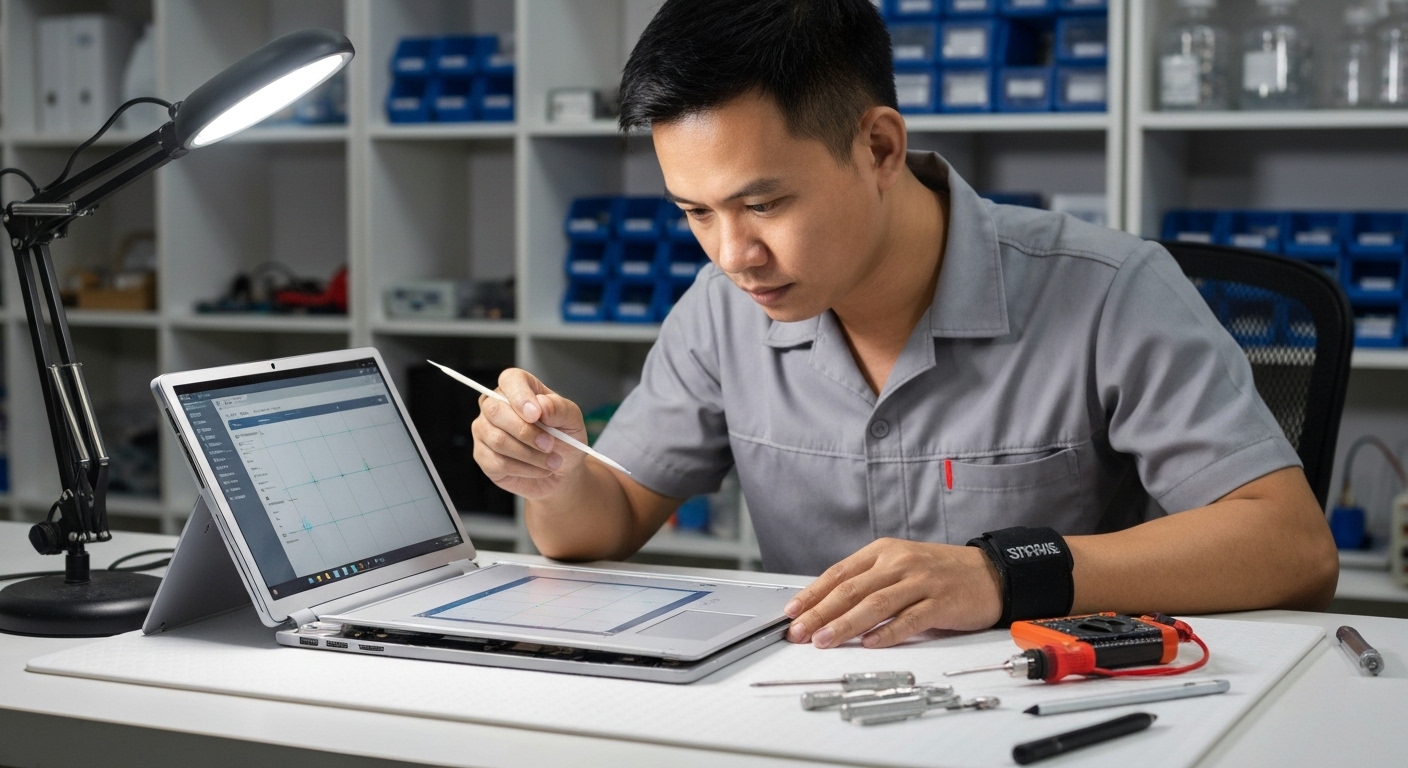 Surface Bị Lỗi Bút Cảm Ứng : Hướng Dẫn Khắc Phục Toàn Diện Từ A - Z 13 Kỹ thuật viên chuyên nghiệp sửa Surface