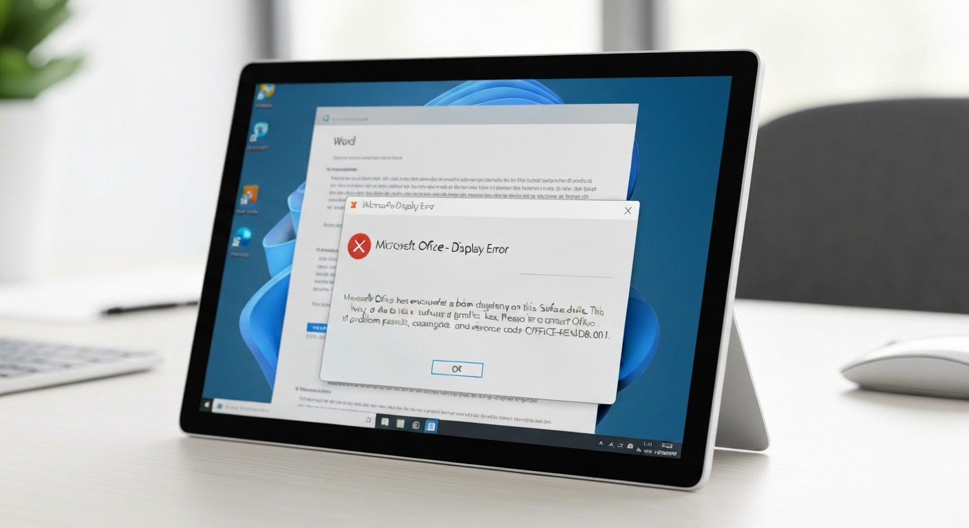 surface bị lỗi office