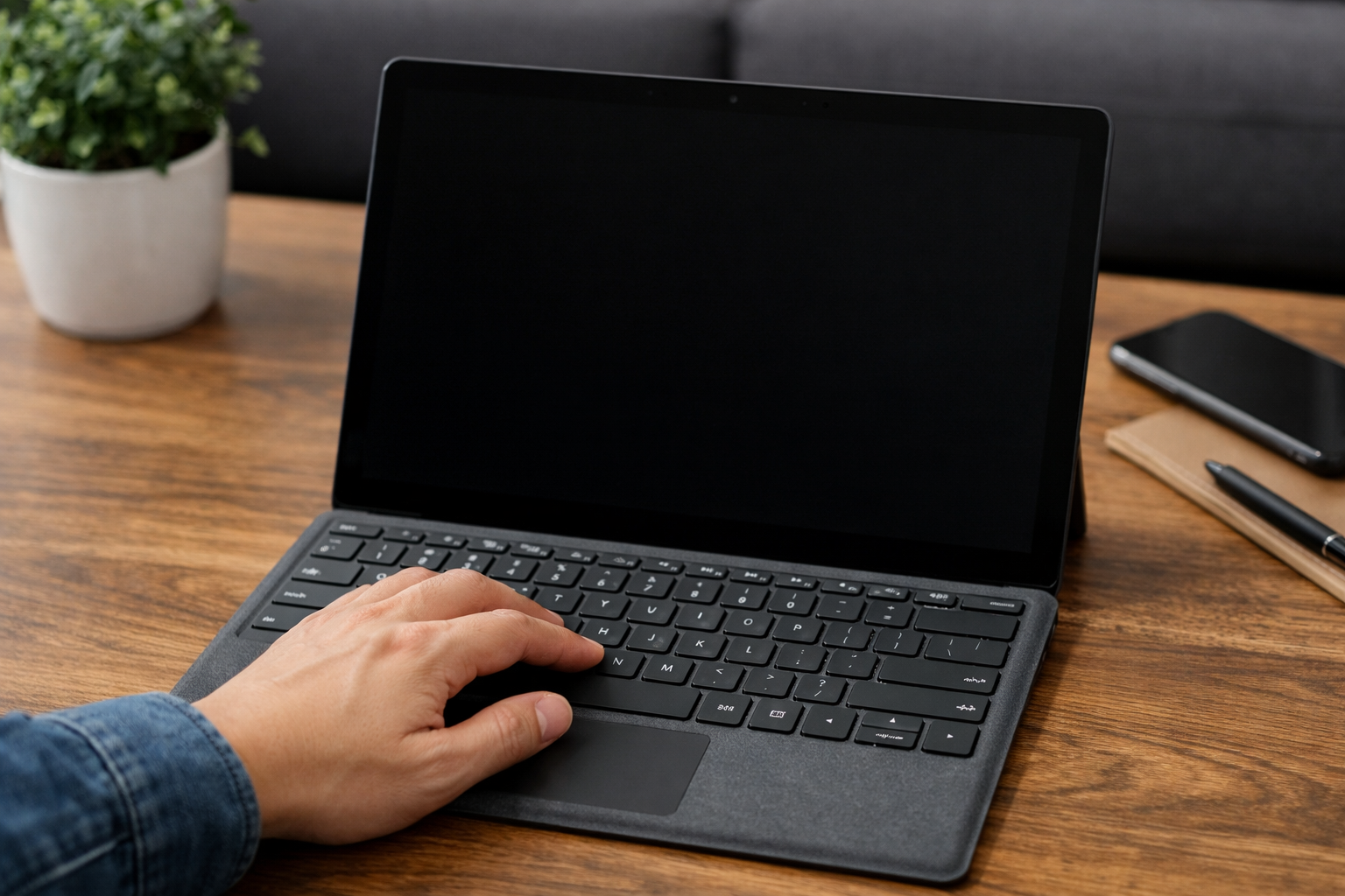 Hướng dẫn sử dụng tổ hợp phím để khắc phục lỗi màn hình Surface đen