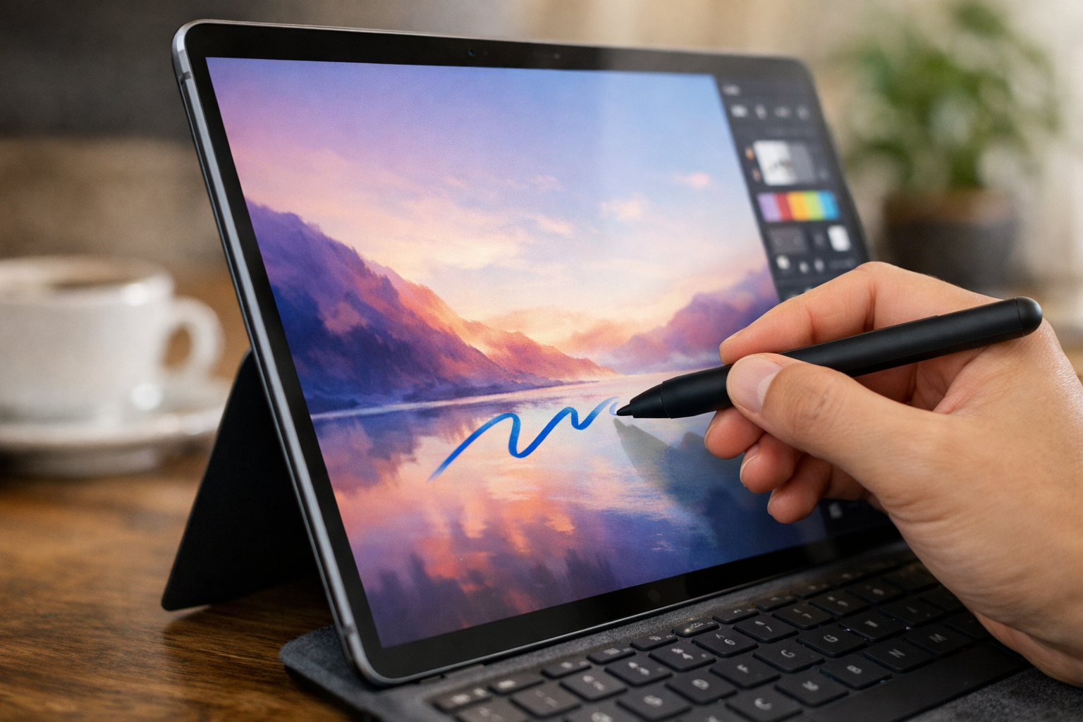 Cận cảnh màn hình 120Hz sắc nét của Surface Pro 8