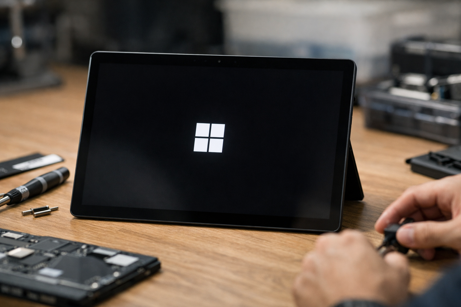 tmp7eewrc3p Sửa Surface Pro 9 bị treo logo: Cách xử lý triệt để nhất