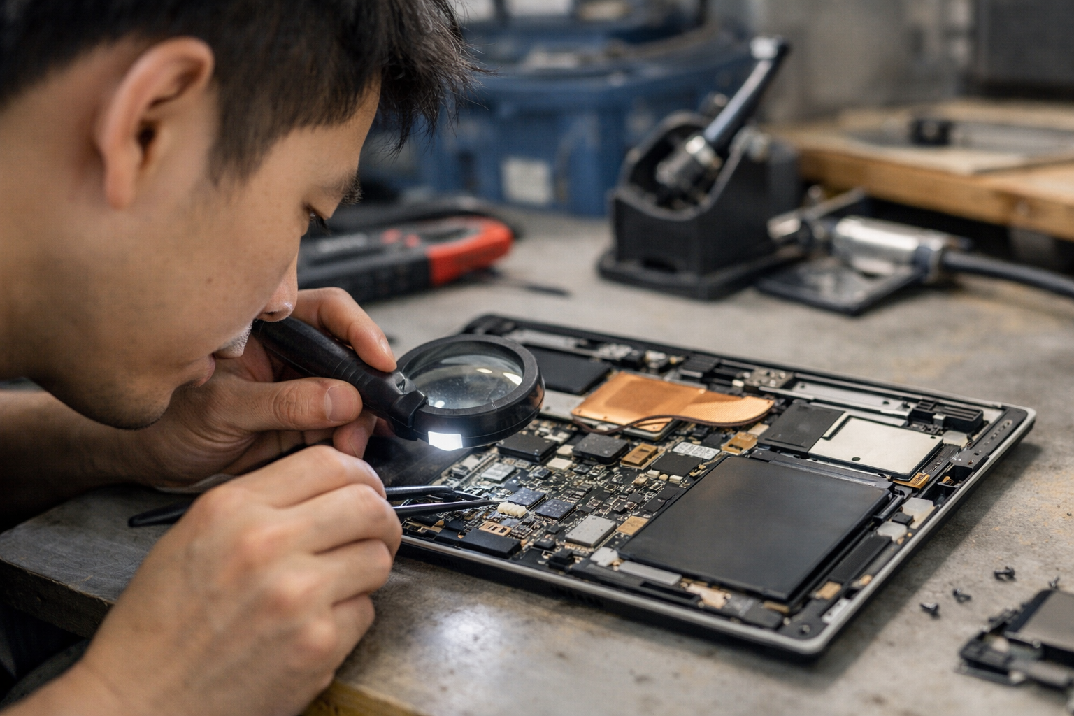 Cách sửa Surface Pro 4 bị rung nhòe màn hình triệt để nhất 7 Kiểm tra linh kiện bên trong Surface Pro 4 bị lỗi màn hình