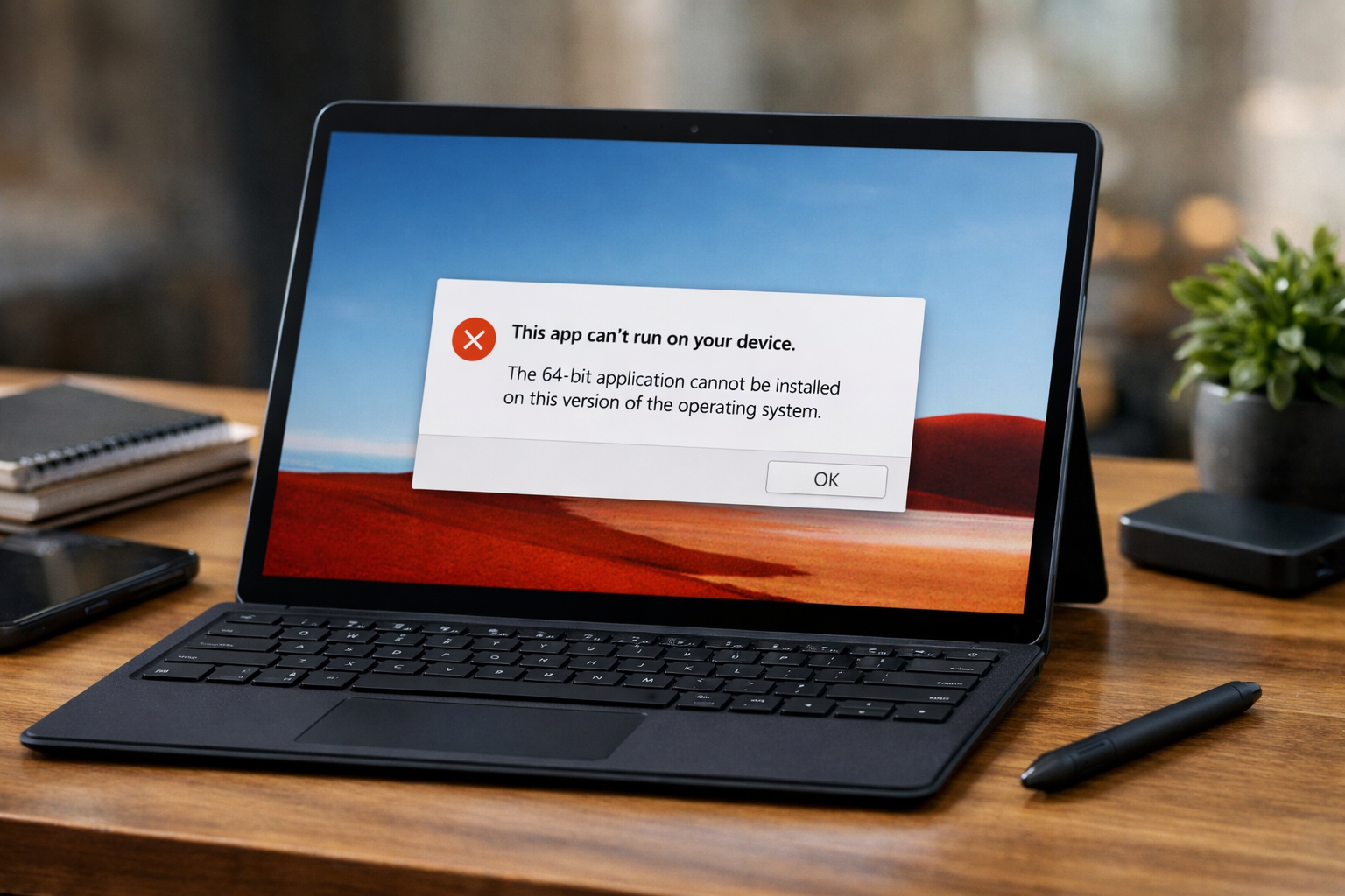 tmpq4bp1fr1 Sửa Surface Pro X không chạy được app 64bit hiệu quả nhất