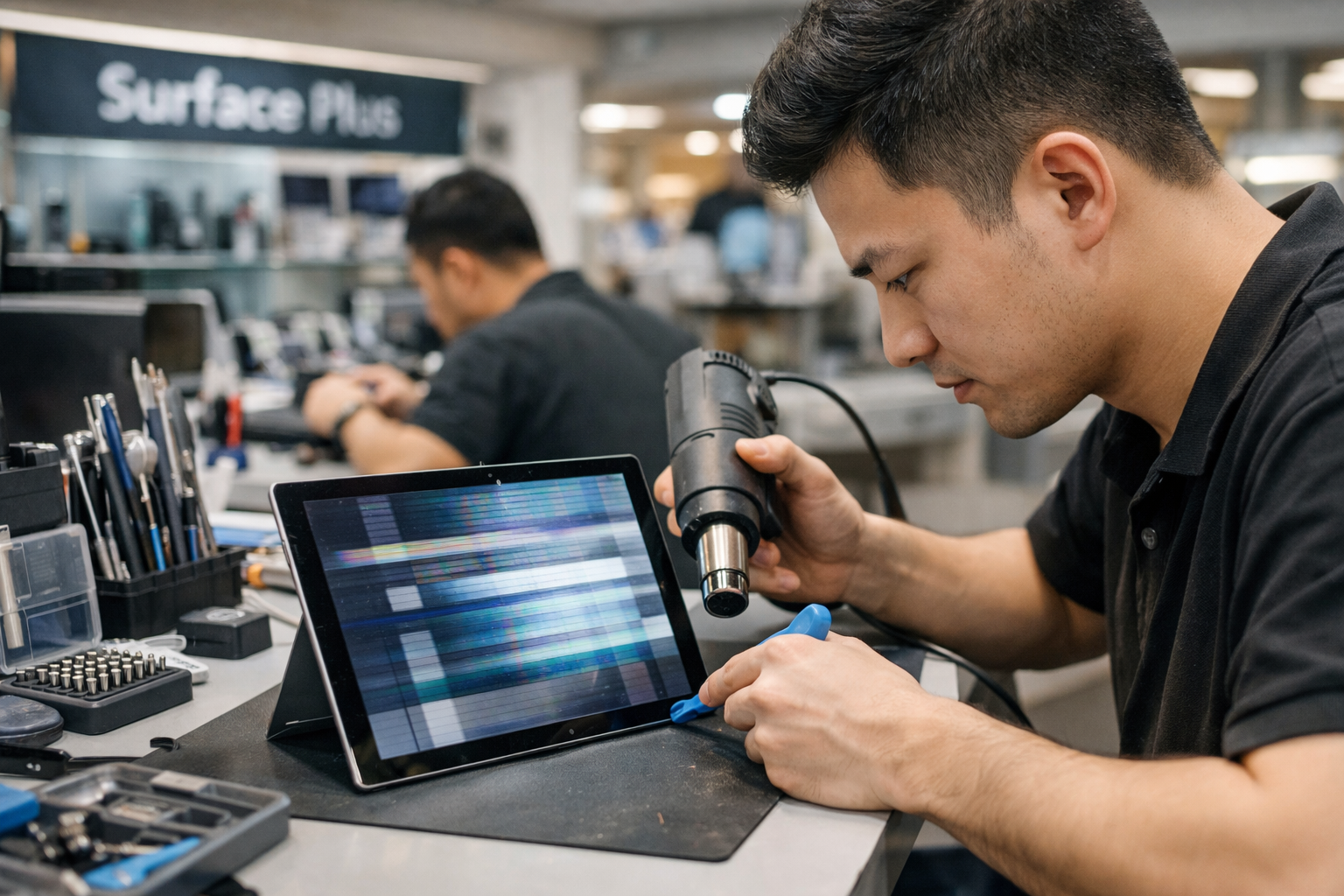 Cách sửa Surface Pro 4 bị rung nhòe màn hình triệt để nhất 9 Cửa hàng Surface Plus chuyên sửa chữa Surface uy tín tại Hà Nội