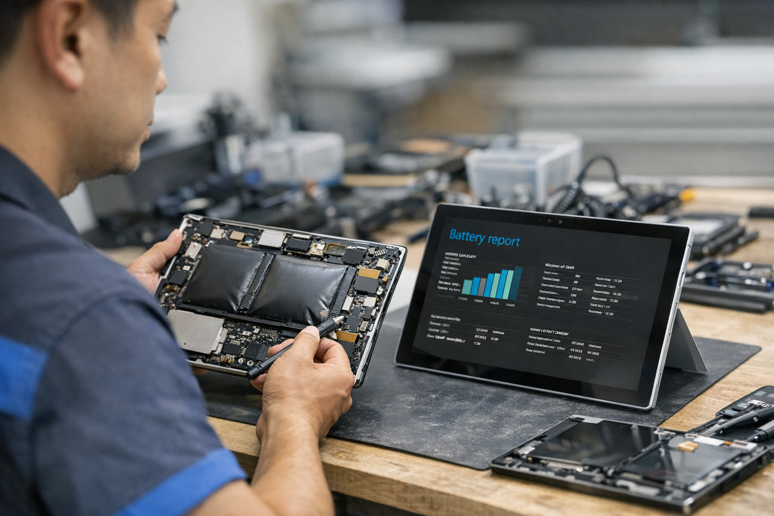 Sửa Surface Pro 2017 lỗi pin: Dấu hiệu và cách xử lý triệt để 7 Cách kiểm tra báo cáo pin Battery Report trên Windows để xác định độ chai pin