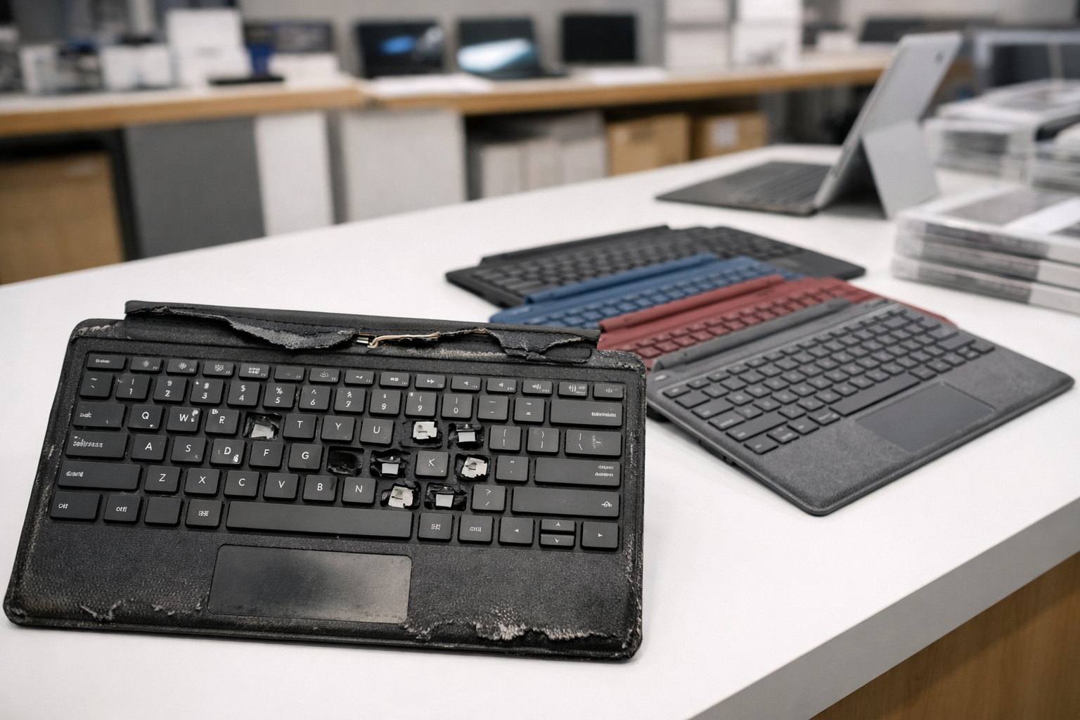 Các mẫu bàn phím Surface Type Cover nhiều màu sắc tại cửa hàng Surface Plus