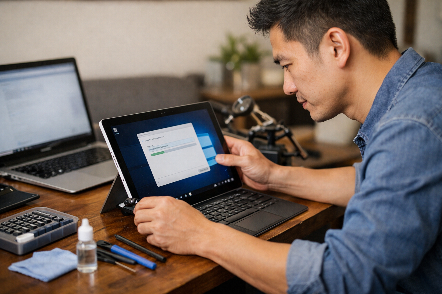 Hướng dẫn các bước khắc phục lỗi cảm ứng Surface Pro 4 bằng phần mềm tại nhà