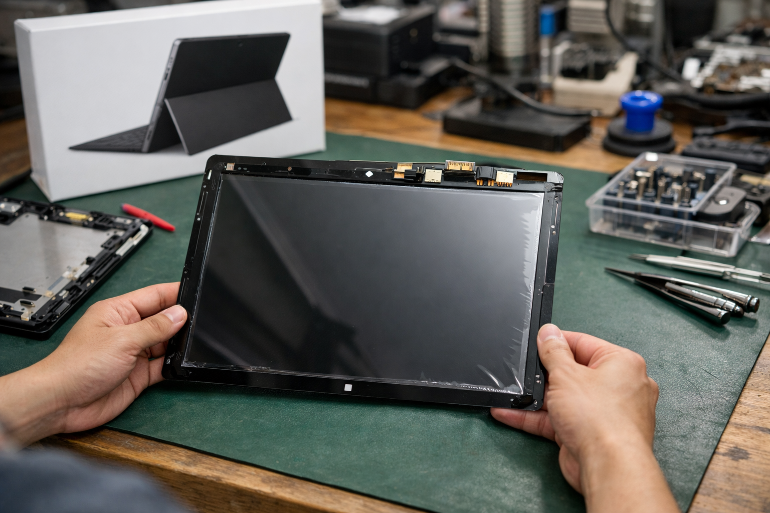 Thay màn hình Surface Pro 4 chính hãng ở đâu uy tín Hà Nội? 9 Màn hình Surface Pro 4 chính hãng mới 100% sẵn sàng thay thế cho khách hàng