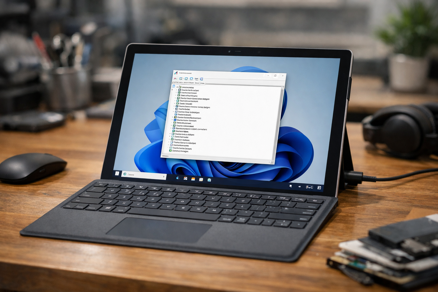 Một chiếc Surface Pro hoạt động mượt mà sau khi đã được cập nhật driver đầy đủ