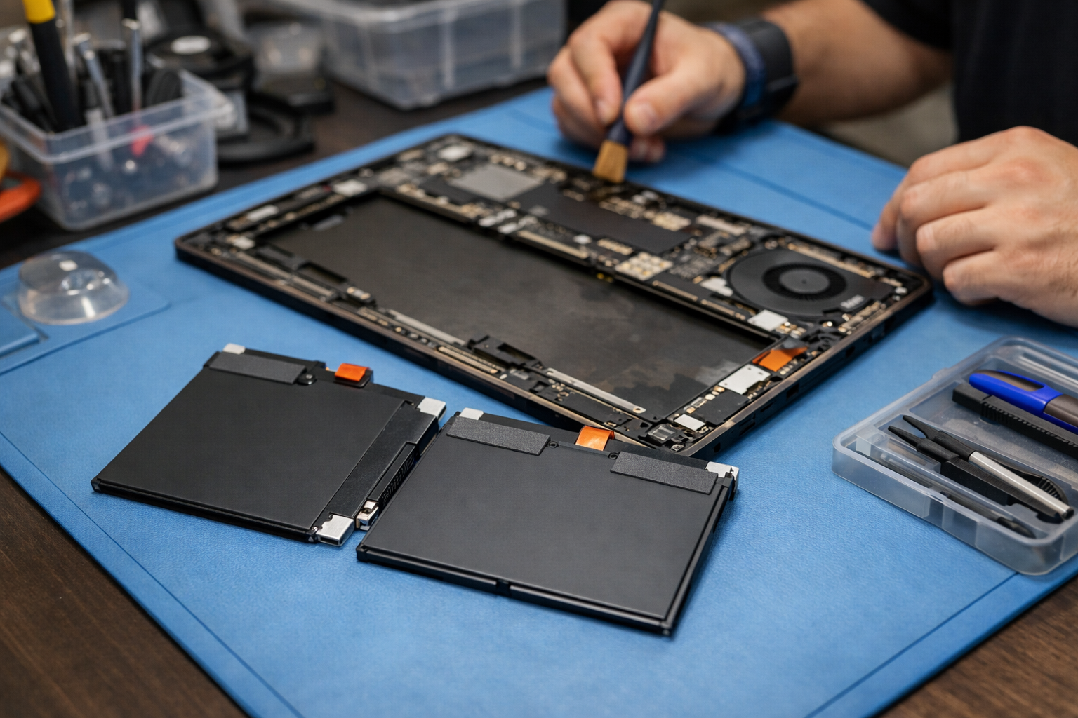 Thay Pin Surface Pro 4 Uy Tín, Lấy Ngay Tại Hà Nội | Surface Plus 8 Viên pin Surface Pro 4 mới chuẩn bị được thay thế