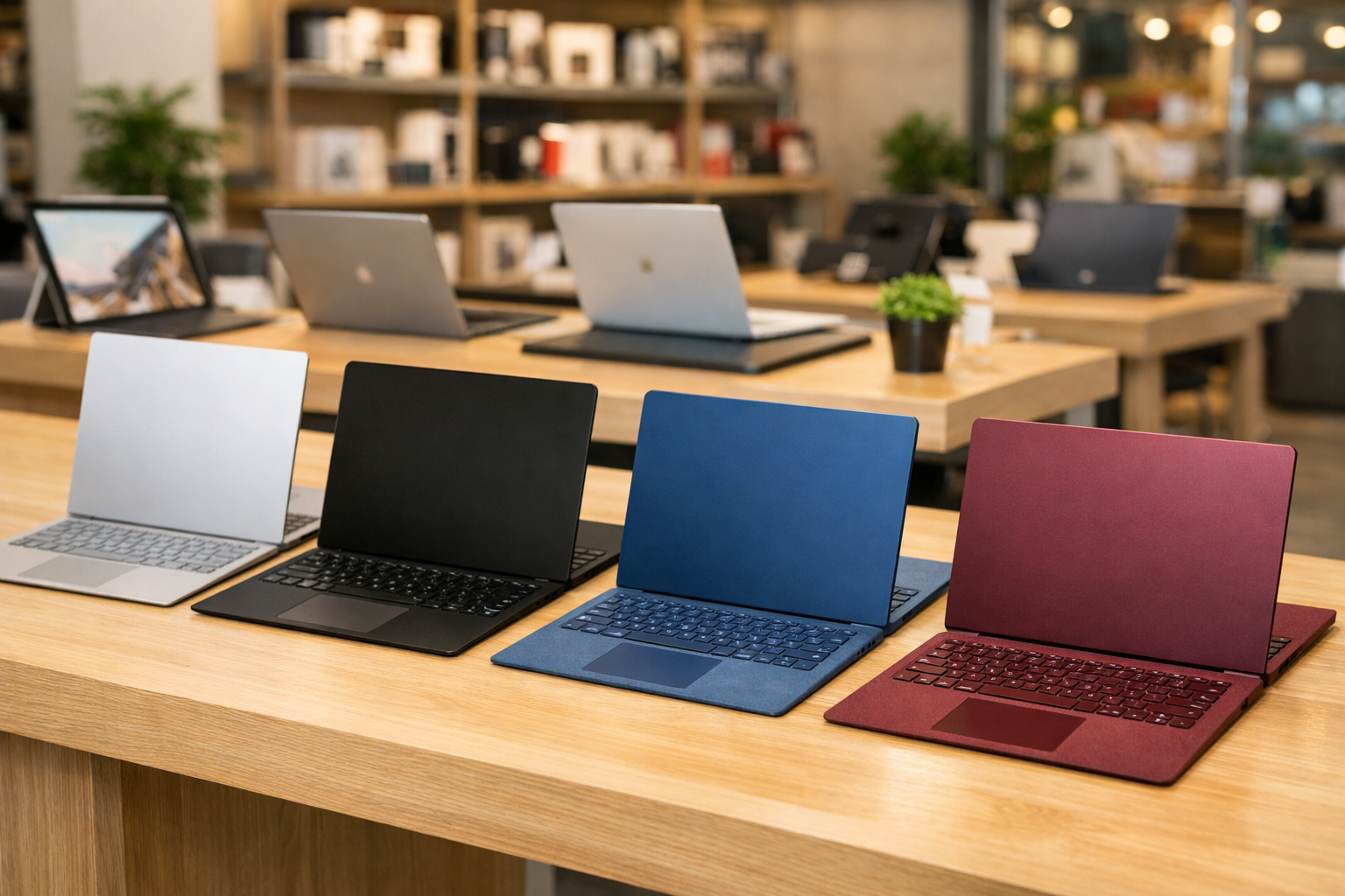 Bảng Giá Surface Plus 2024: Review Mua Surface Cũ Giá Rẻ Hà Nội 8 Các mẫu Surface Laptop cũ đa dạng màu sắc tại Surface Plus