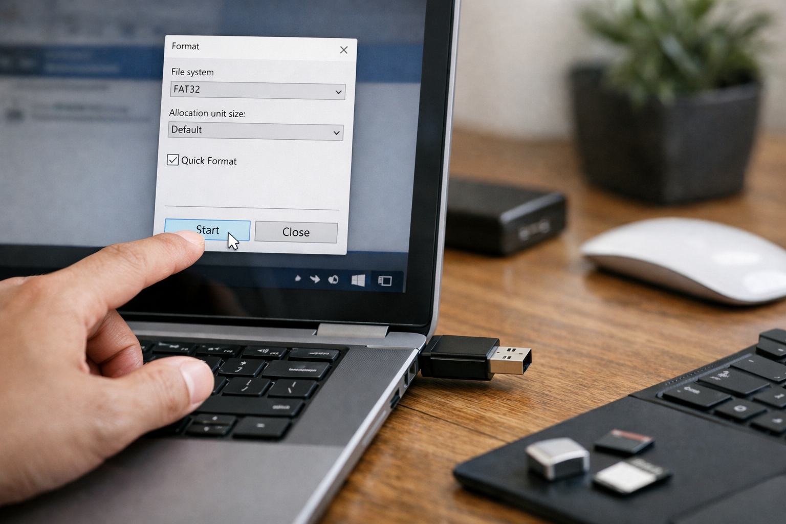 Hướng dẫn định dạng USB sang chuẩn FAT32 trước khi copy bộ cài