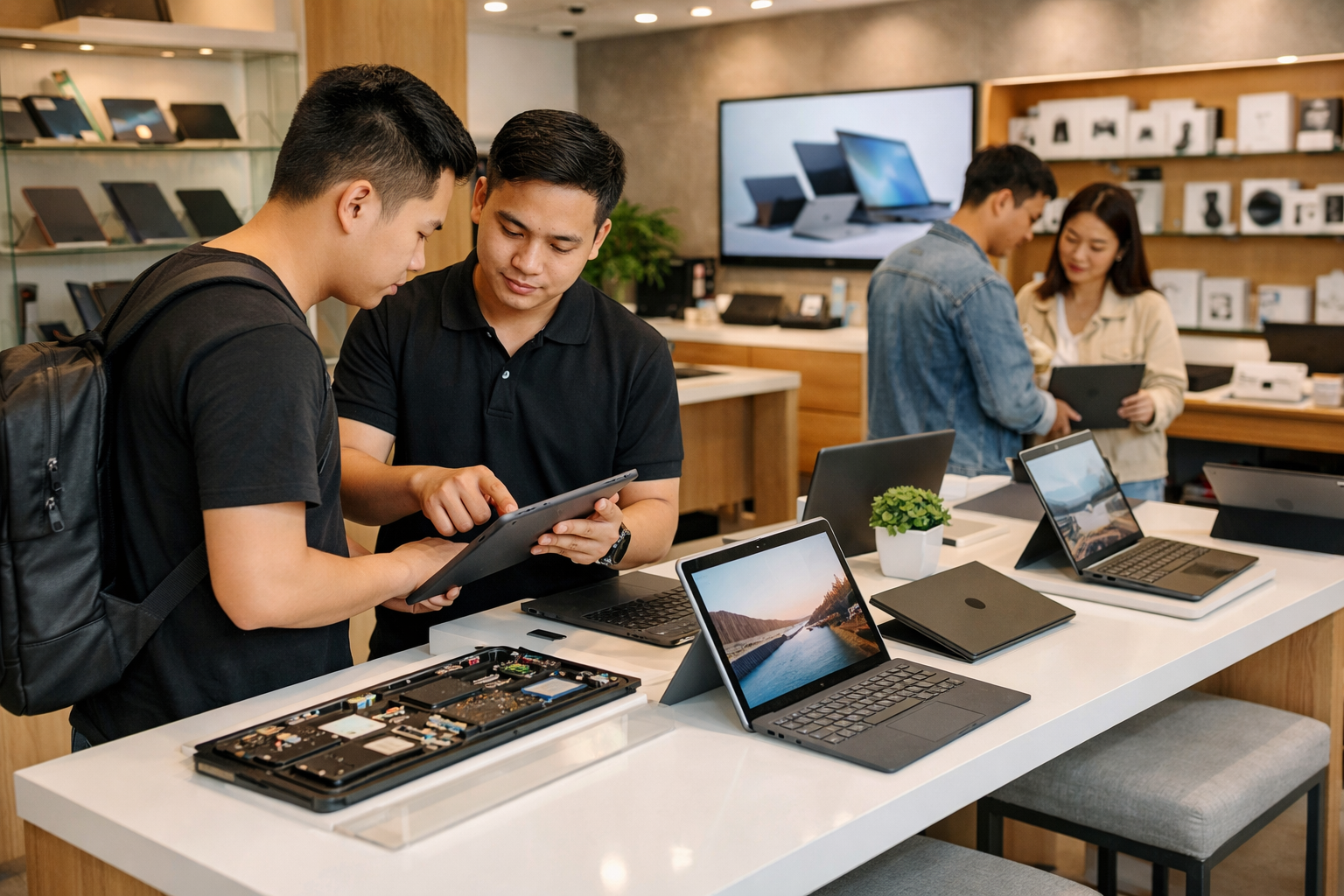 Mua Surface cũ bảo hành tốt ở đâu uy tín tại Hà Nội? 8 Không gian trưng bày các dòng máy Surface tại Surface Plus Hà Nội