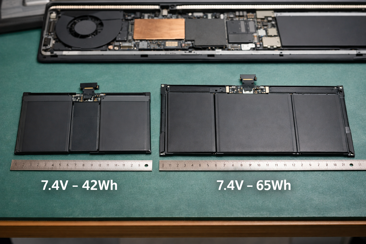 So sánh kích thước và thông số pin Surface Pro 3 dung lượng cao so với pin cũ