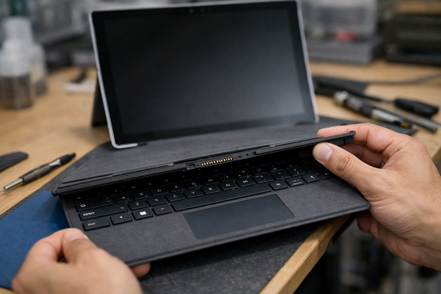 Cách sửa bàn phím Surface Pro 6 chập chờn dứt điểm tại nhà 1 Cách sửa bàn phím Surface Pro 6 chập chờn dứt điểm tại nhà