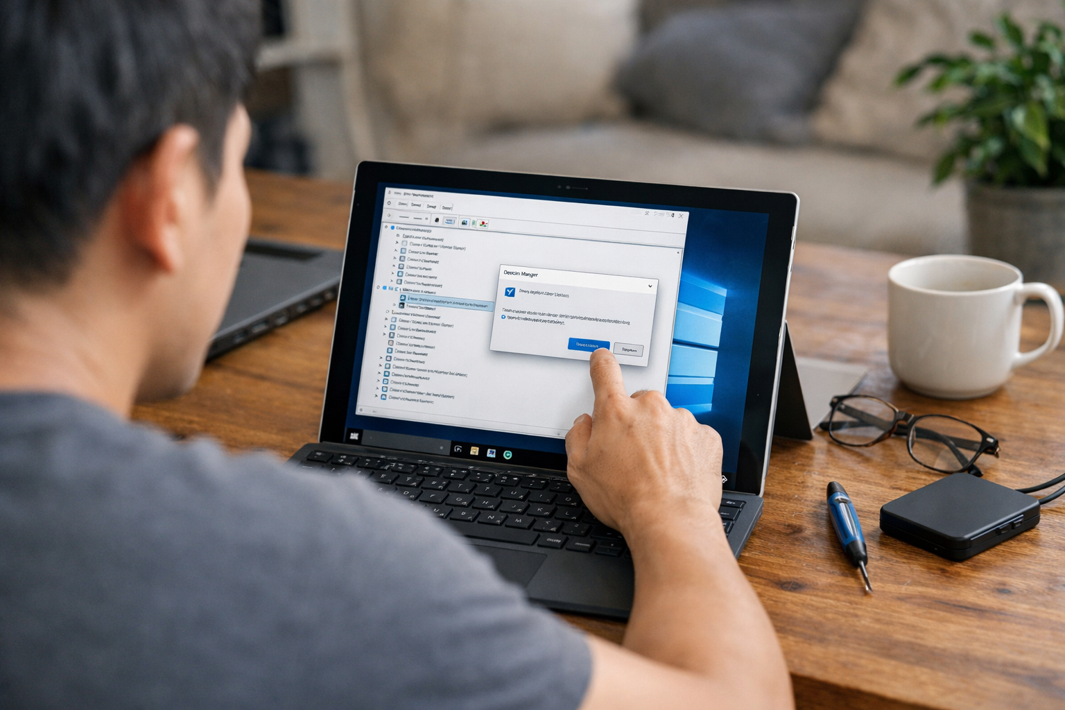 Cài đặt lại driver màn hình cho Surface Pro 4 tại nhà